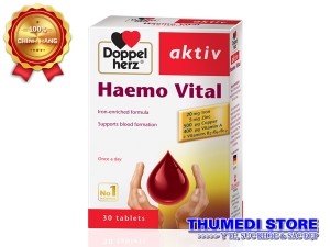 Haemo Vital – Thuốc sắt cho bà bầu, bổ sung sắt hiệu quả, dự phòng thiếu máu