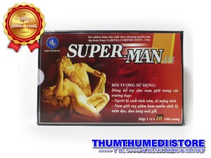SUPER MAN 1H – Tăng cường chất lượng tinh trùng, hỗ trợ sinh lý nam