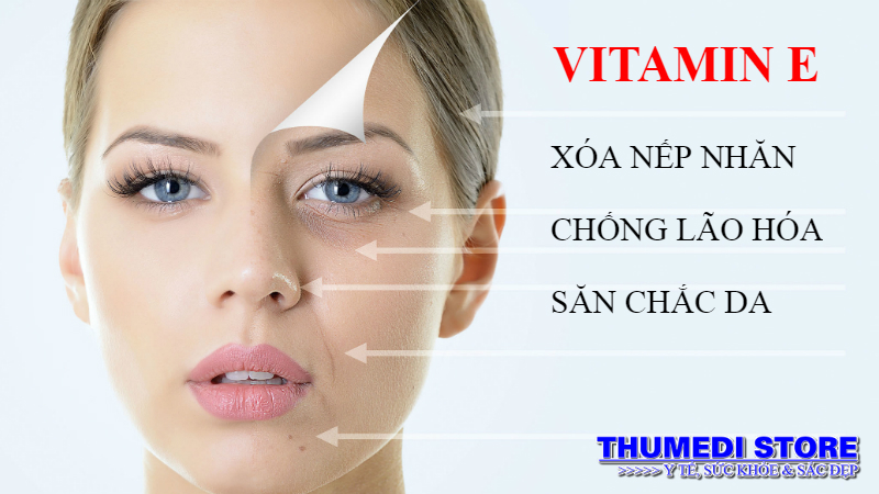 Vitamin E chống lão hóa da. THUMEDI STORE