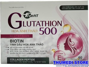 Glutathion hoa Anh Thảo 500 – Hỗ trợ cải thiện nội tiết nữ, giúp trắng da, giảm nám